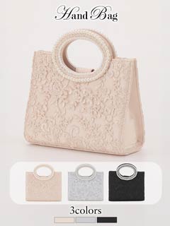 1/30新作![2way]パール＆刺繍パーティーバッグ