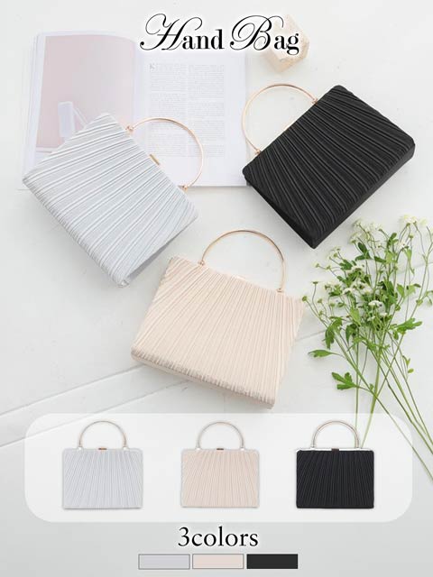 2/5新作![3way]オルガンプリーツパーティバッグ