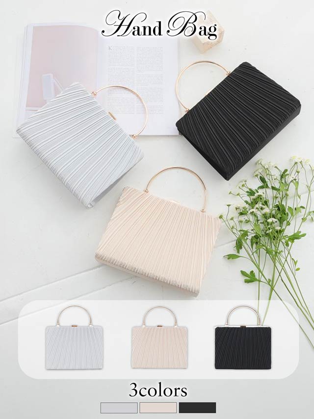 2/5新作![3way]オルガンプリーツパーティバッグ