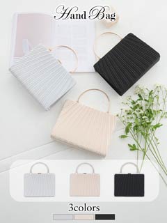 2/5新作![3way]オルガンプリーツパーティバッグ