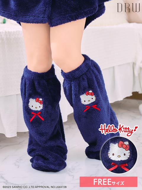 もこもこリボンキティなりきりルームソックス[おそろい]