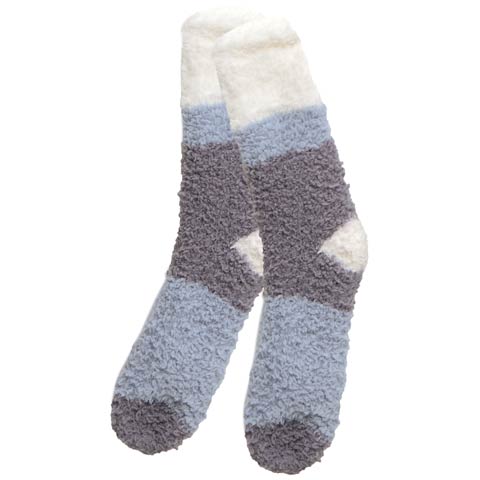 プードルヤーンミドル丈ソックス(グレー-フリー)