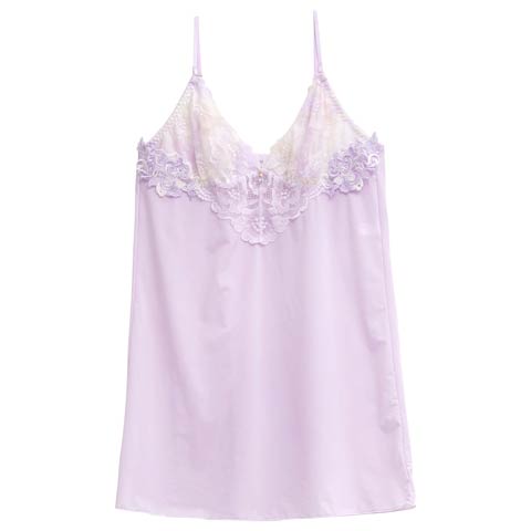 ケミカルグラデーションフラワーベビードール(パープル-M)