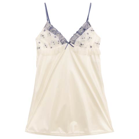 8/22新作!フローラルガーリーフリルベビードール(アイボリー-M)