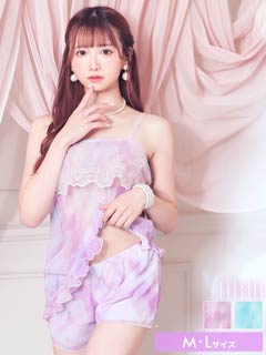 水彩パステルフェアリーキャミソール&タップパンツ
