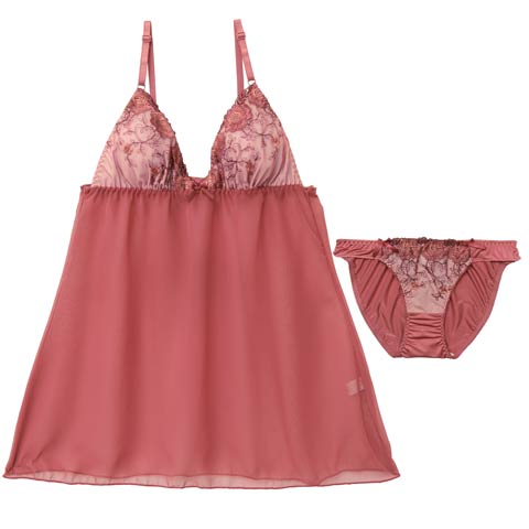 1/23新作!ローズチュールレースベビードール(ローズ-M)