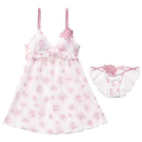 9/10新作!トワルドジュイブルームベビードール[おそろいベビードール](ピンク-M)