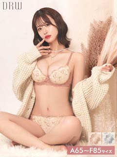 11/8再販!フェミニンダスティブーケブラジャー&フルバックショーツ[推し][人気]