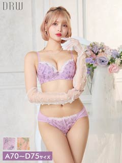 11/3新作!フェミニンメロウブロッサムブラジャー&フルバックショーツ[推し][人気]