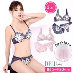 アンフィ　ブラジャー&ショーツ&ランジェリー3点セット Amazon | [アンフィ/ワコール] 3 ショーツ(Lサイズ) セット