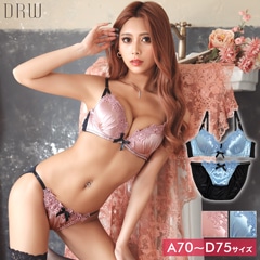 バタフライスカラップブラジャー＆フルバックショーツの通販は