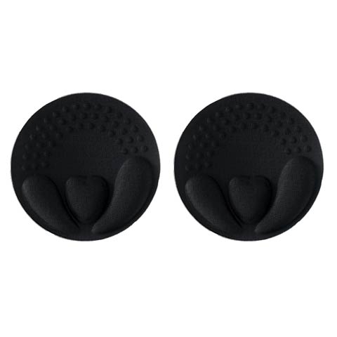 [単品]ワンカラー激盛れ丸型水着用パッド【dazzy beach/2025ビキニ】(ブラック-4cm)