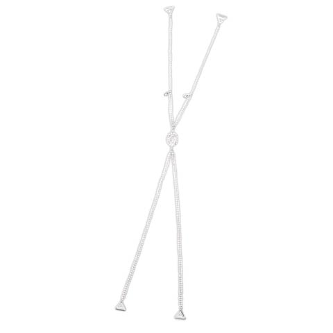 クリスタルビジュークロスチェーンドレスショルダーストラップ(シルバー-フリーサイズ)