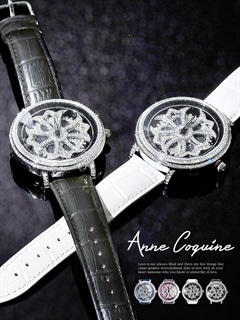 9,651円Anne Coquine(アンコキーヌ)腕時計