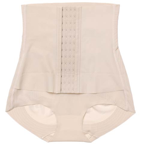 12/12新作!美くびれウエストコルセットショーツ(ベージュ-Mサイズ)