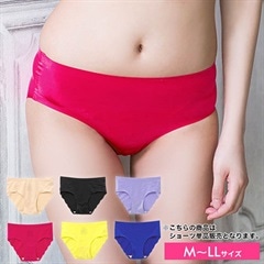 ワンカラーシームレスストレッチフルバックショーツ単品