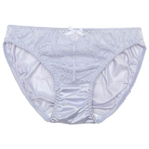 11/11再販!ナチュラルレースリボンサニタリーショーツ(サックス-M)