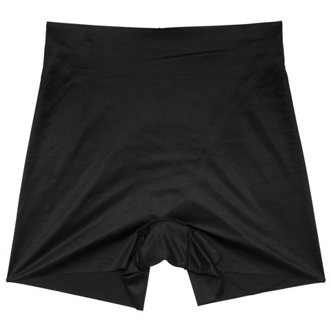 3/9新作!シンプルショート美腹パンツ(ブラック-M)