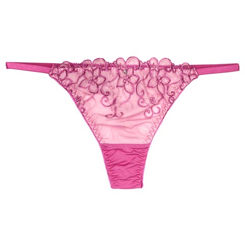 8/15新作!パステルアイビーブルームTバックショーツ単品(ピンク-M)