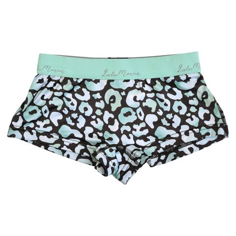 レオパードプリントボーイレッグショーツ単品(ミント-M)