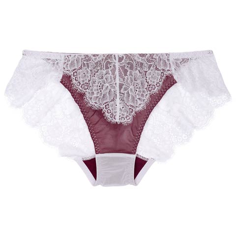 8/11新作!アイラッシュレースバック透けフルバックショーツ単品(グレー-M)