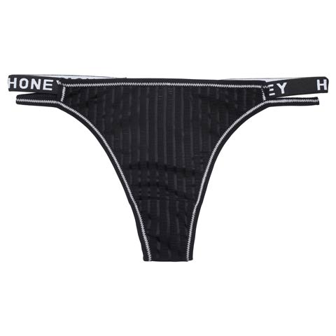 10/15新作!スポーティウエストロゴTバックショーツ単品(ブラック-S)