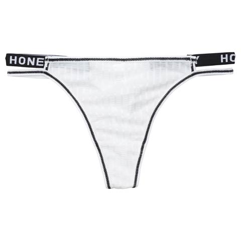 10/15新作!スポーティウエストロゴTバックショーツ単品(ホワイト-S)