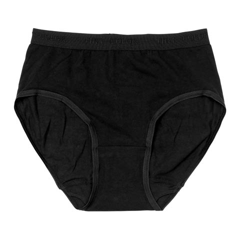 11/13再販!ウエストロゴストレッチサニタリーショーツ(ブラック-M)