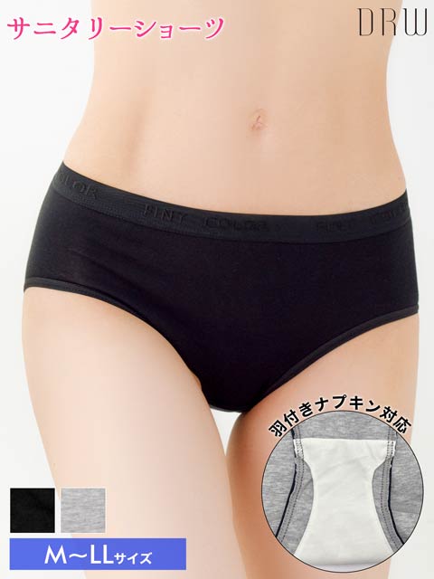 11/13再販!ウエストロゴストレッチサニタリーショーツ