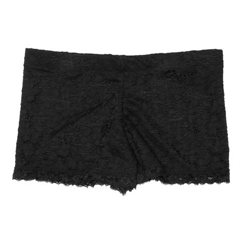 9/27再販!エレガントレースペチパンツ(ブラック-M)