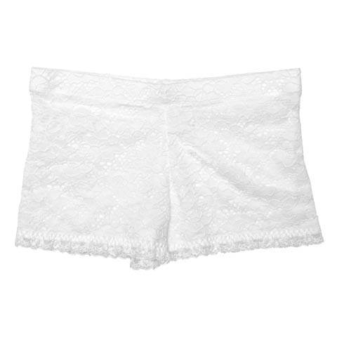 9/27再販!エレガントレースペチパンツ(ホワイト-M)