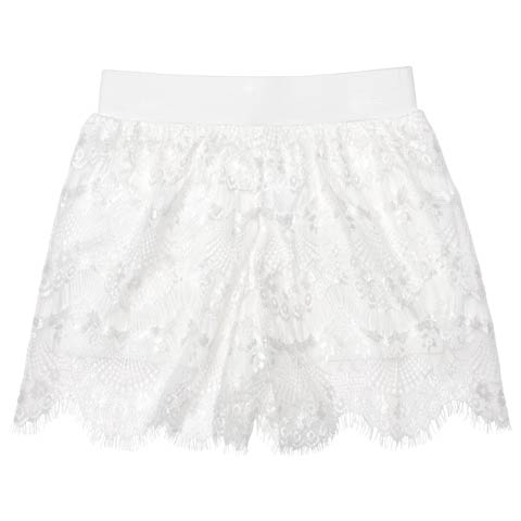 9/30再販!フリルレースペチパンツ(ホワイト-M)