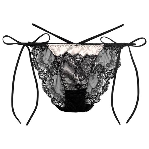 11/7新作!ミッドナイトクイーンバック透けフルバックショーツ単品[おそろいショーツ](シャンパンゴールド-M)