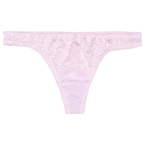 6/30新作!【Tバック】シンプルフロントレースTバックショーツ単品(ラベンダー-M)