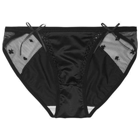 10/28再販!スピンドルリボンフルバックショーツ単品(ブラック-フリー)