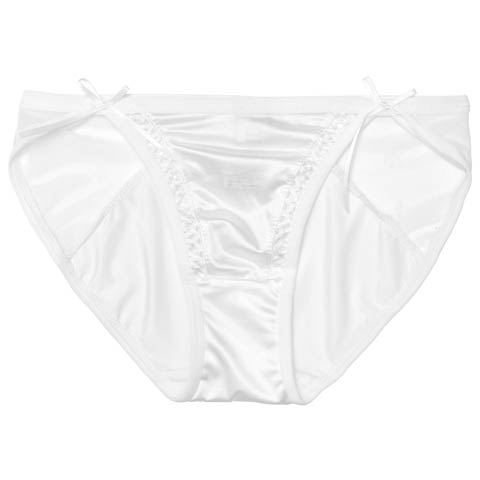 10/28再販!スピンドルリボンフルバックショーツ単品(ホワイト-フリー)