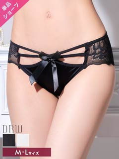 5/7新作!リボンウィングレーシィフルバックショーツ単品