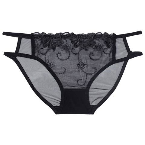 10/17新作!ブロッサムシアーストリングフルバックショーツ単品(ブラック-M)