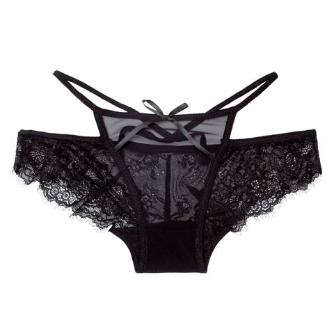 10/29新作!ストリングシアーフロントフルバックショーツ単品(ブラック-フリー)