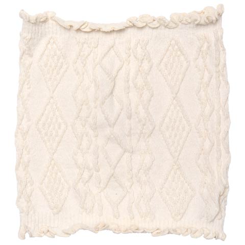 12/10新作!編柄腹巻き&ネックウォーマー(アイボリー-フリー)