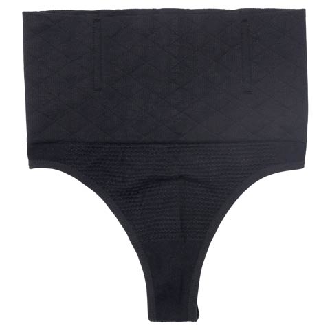 10/13新作!ハイウエストTバックガードル(ブラック-M)