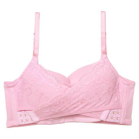 11/10新作!クロスアンダーベルト育乳ブラジャー単品(ピンク-A70)