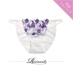 永尾まりや着用【Reinest】オーキッドエンブロイダリーバック透けフルバックショーツ単品