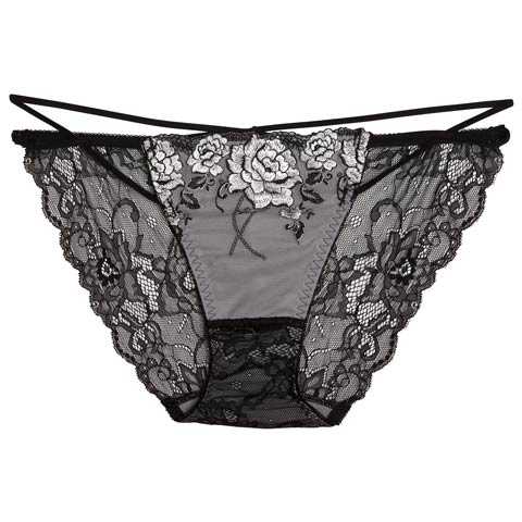 11/3新作!【Reinest】リュクスピオニークロスバック透け選べるショーツ[おそろいショーツ](ブラック/フルバック-M)