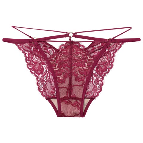 2/13新作!【Reinest】アグレアーブルレースコードバック透け選べるショーツ[おそろいショーツ](ワイン/フルバック-M)