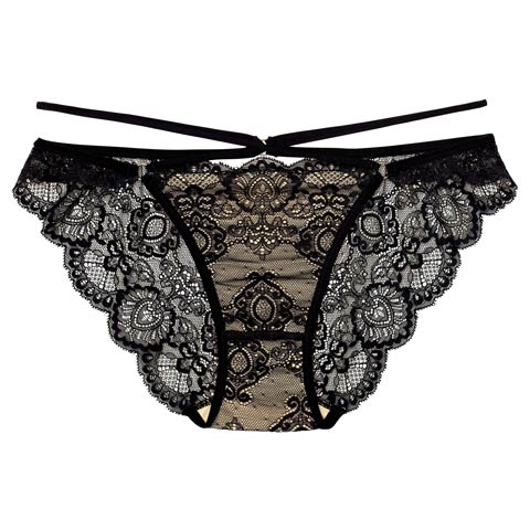 8/27新作!【Reinest】グラマラスホールレーシィバック透け選べるショーツ[おそろいショーツ](ブラック/フルバック-M)