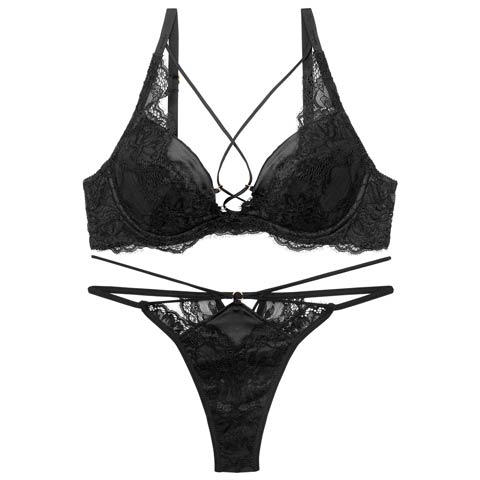 10/1新作!【Tバック】【Reinest】スパイシーサテンレーシィブラジャー&バック透けTバックショーツ[推し](ブラック-A65/ショーツM)