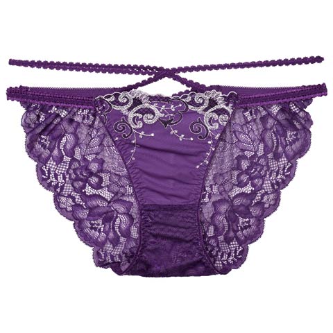 7/11新作!【Reinest】マジェスティックアイビーコードバック透け選べるショーツ[おそろいショーツ](パープル/フルバック-M)