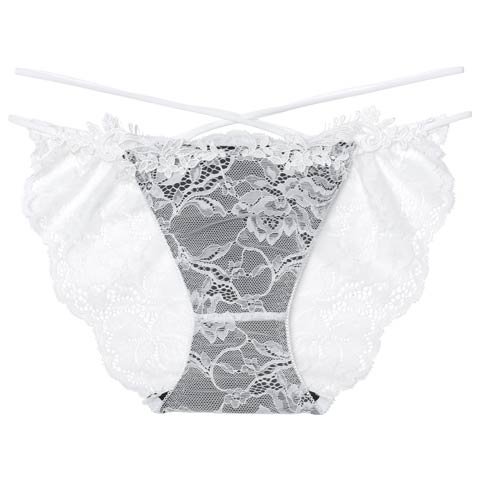 11/12新作!【Reinest】ロイヤルブルームレースバック透け選べるショーツ[おそろいショーツ](ホワイト/フルバック-M)