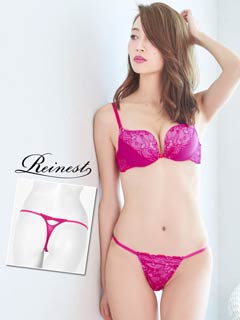★Ravijour★ブラショーツ★Tバックパンツ下着★ネオンピンクリボン★レース ☆Ravijour☆ブラショーツ☆Tバックパンツ下着☆ネオンピンク